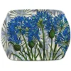 Emma Ball Caroline Cleave Bright & Colorful Agapanthus Melamine Scatter Tray