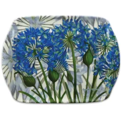 Emma Ball Caroline Cleave Bright & Colorful Agapanthus Melamine Scatter Tray