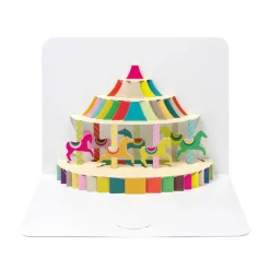 The Art File Carousel Pop Out Greeting Card