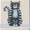 Moorland Pottery Cat Coaster by