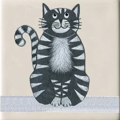 Moorland Pottery Cat Coaster by