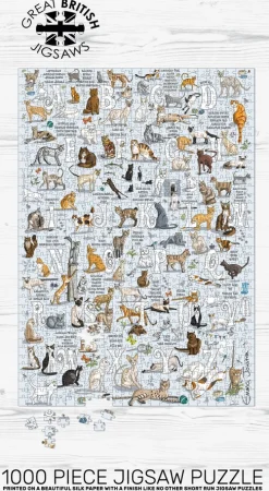 GB Jigsaws Ltd Cats A-Z 1000 Piece Jigsaw Puzzle