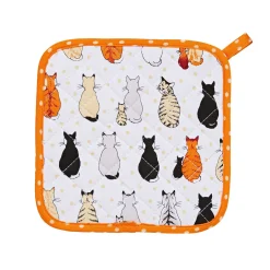 Ulster Weavers Cats In Waiting Pot Mat