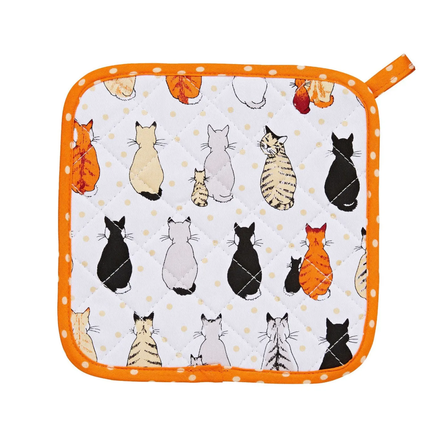 Ulster Weavers Cats In Waiting Pot Mat