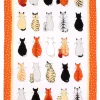 Ulster Weavers Cats in Waiting Tea Towel