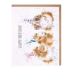 Wrendale Designs 'Celebrate in Style' Guinea Pig Birthday Card