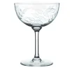 The Vintage List Champagne Saucer with Ferns Design by