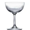 The Vintage List Champagne Saucer with Spears Design by