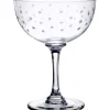 The Vintage List Champagne Saucer with Stars Design by