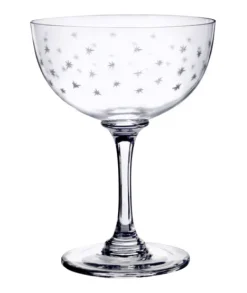 The Vintage List Champagne Saucer with Stars Design by