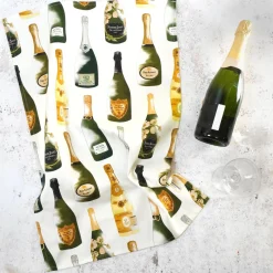 Corinne Alexander Champagne Tea Towel by
