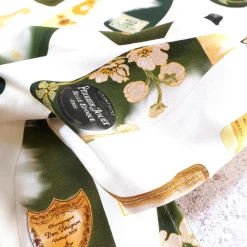 Corinne Alexander Champagne Tea Towel by