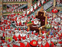 All Jigsaw Puzzles Chaos at Santa's Grotto 1000 Piece Jigsaw Puzzle