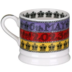 Emma Bridgewater 3 Cheers for King Charles III Small Mug