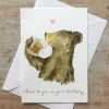 Ellie Hooi Illustration Cheers to You on Your Birthday Greeting Card