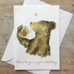 Ellie Hooi Illustration Cheers to You on Your Birthday Greeting Card