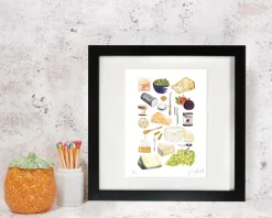 Corinne Alexander Cheese Board Print by