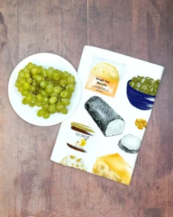 Corinne Alexander Cheese Board Tea Towel by