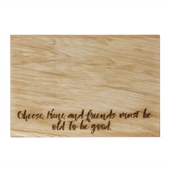 Selbrae Cheese, Wine and Friends Oak Serving Board 12in