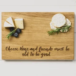 Selbrae Cheese, Wine and Friends Oak Serving Board 12in