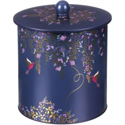 Sara Miller London Chelsea Navy Biscuit Barrel