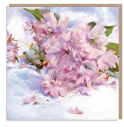 Paper Shed Design Cherry Blossoms by Dan O'Brien Greetings Card
