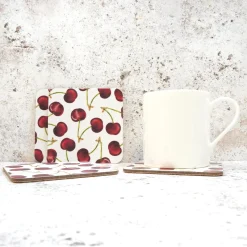 Corinne Alexander Cherry Coaster Set by