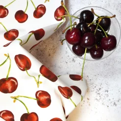 Corinne Alexander Cherry Tea Towel by