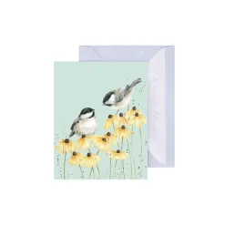 Wrendale Designs Chickadees Gift Enclosure Card