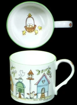 Two Bad Mice Chicken Crescent Mug