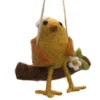 Amica Felt Chick on a Swing Felt Decoration