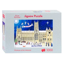Alison Gardiner Christmas at the Cathedral Jigsaw Puzzle