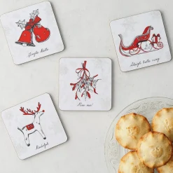 Victoria Eggs Christmas Delights Icons Set of 4 Coasters