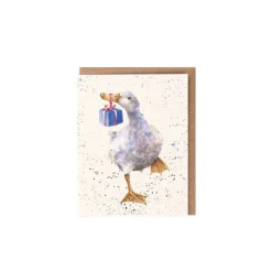 Wrendale Designs 'Christmas Delivery' Duck Gift Enclosure Card