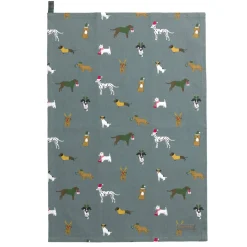 Sophie Allport Christmas Dogs Set of 2 Tea Towels