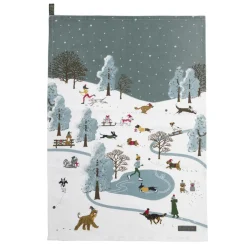 Sophie Allport Christmas Dogs Set of 2 Tea Towels