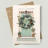Stephanie Davies Christmas Door Wreath Greeting Card