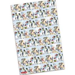 Emma Ball Christmas Friends Tea Towel