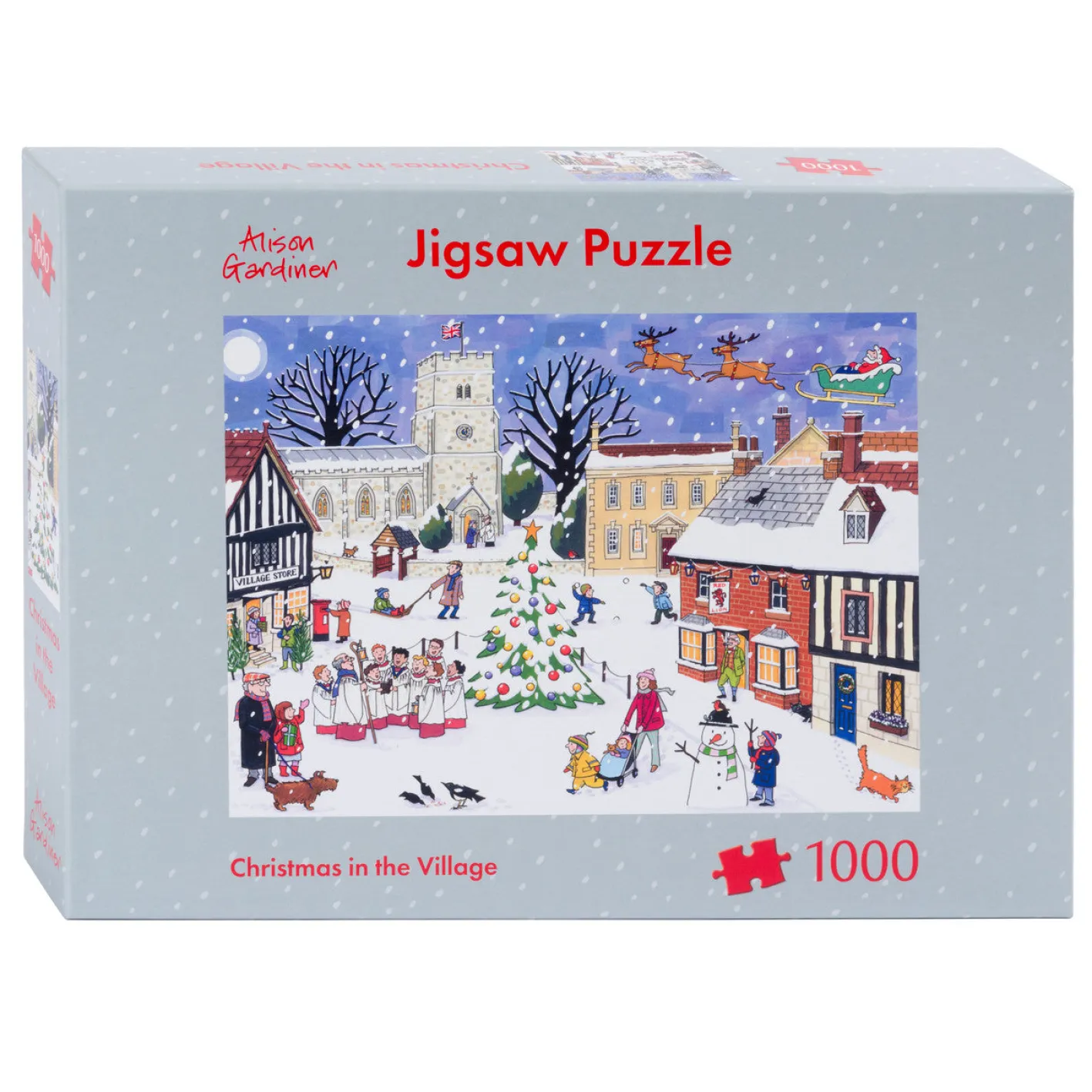 Alison Gardiner Christmas in the Village Jigsaw Puzzle