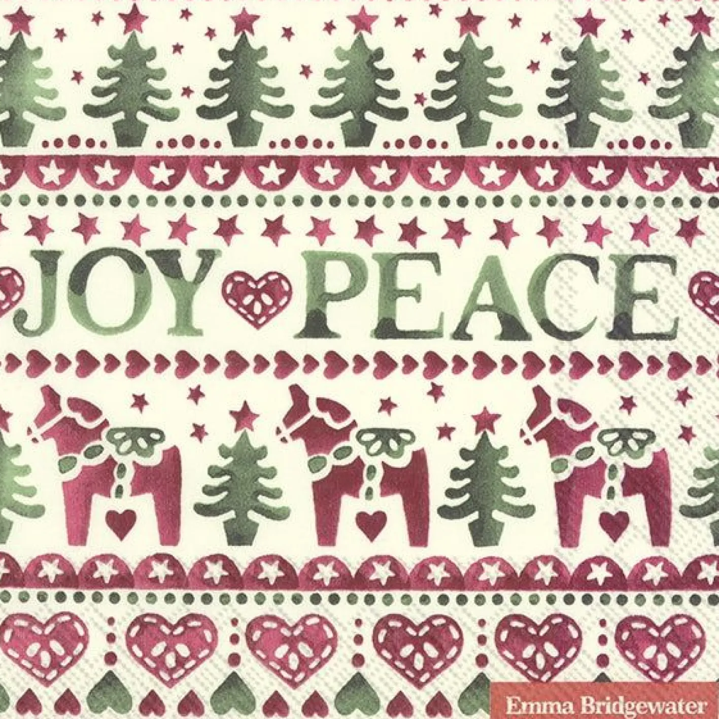 Emma Bridgewater Christmas Joy Pattern Napkins