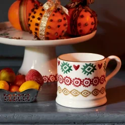 Emma Bridgewater Christmas Joy Pattern 2024 Small Mug