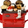 Ceramic Inspirations Christmas Large Aga Teapot - Red