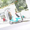 Njeri Illustrated Christmas on Holland Park Christmas Card - Vespa