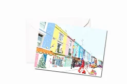 Njeri Illustrated Christmas on Portobello Road Christmas Card