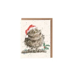 Wrendale Designs 'Christmas Owl' Gift Enclosure Card