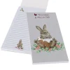 Wrendale Designs Christmas Rabbit Shopping Pad - Little Pudding