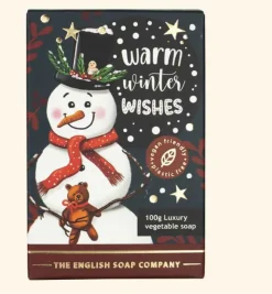 English Soap Company Christmas Snowman Mini Soap - 100g