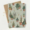 Stephanie Davies Christmas Tree Pots Greeting Card