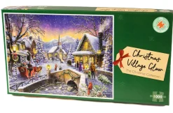 All Jigsaw Puzzles Christmas Village Glow 1000 Piece Jigsaw Puzzle