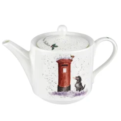 Wrendale Designs 'Christmas Wishes' Fine Bone China Teapot